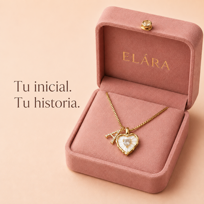 ELÁRA™ Collar personalizado con inicial