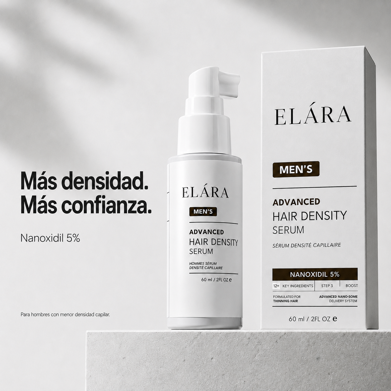 ELÁRA MEN’S Sérum de Densidad Capilar con Nanoxidil 5%