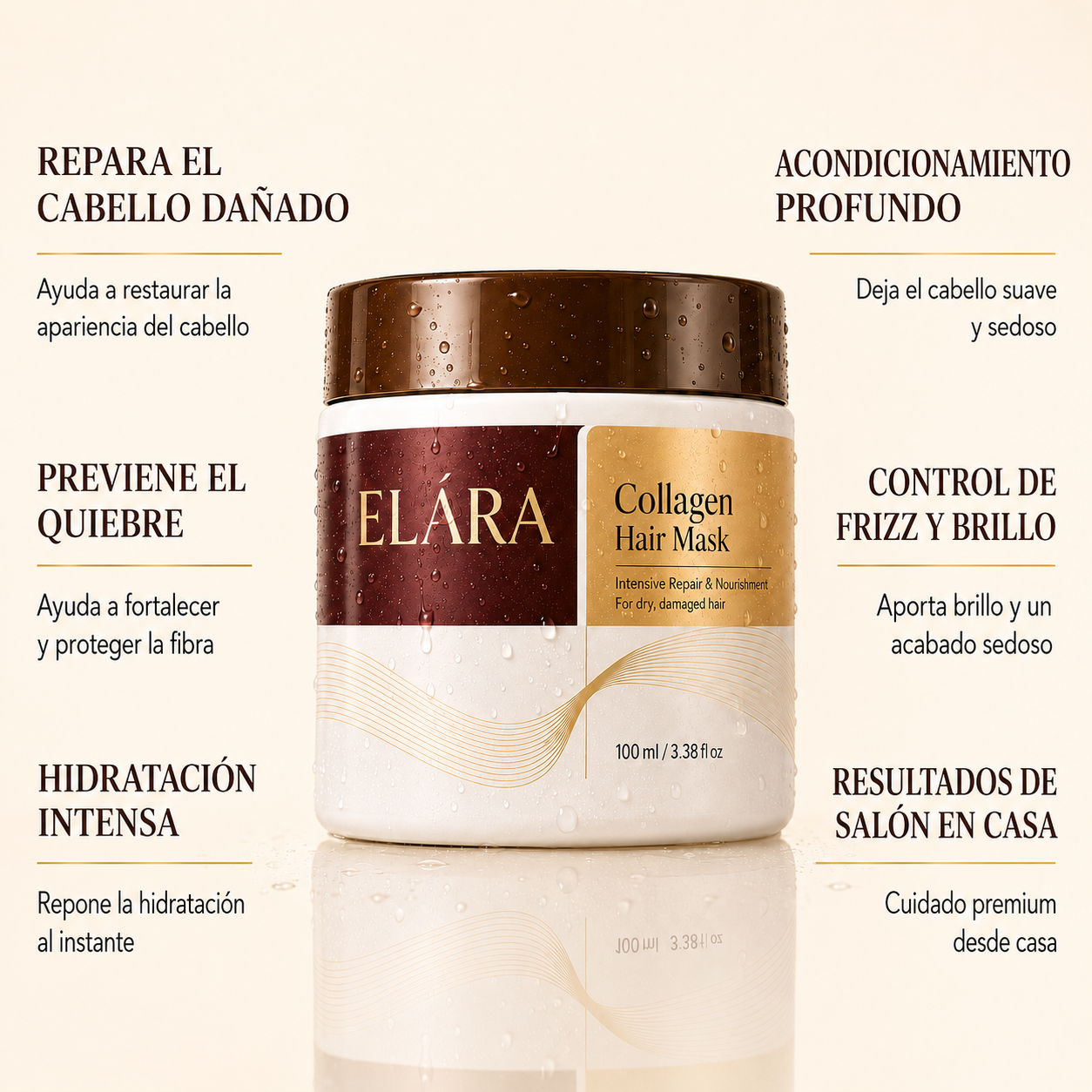 ELÁRA™ Mascarilla Capilar de Colágeno