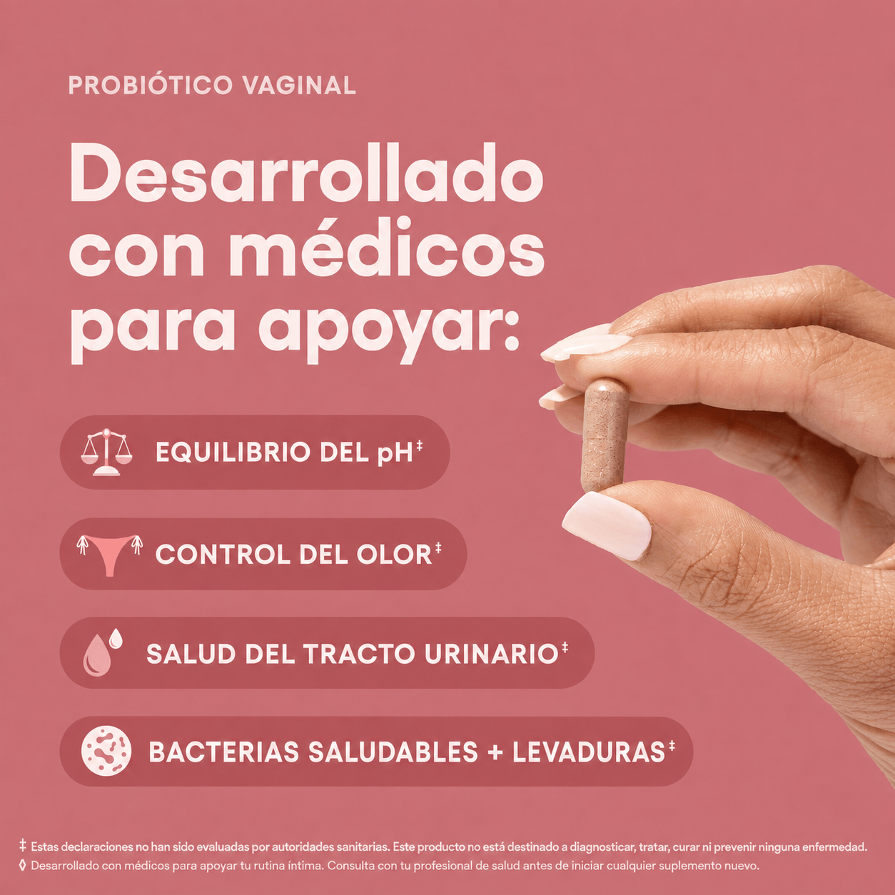 ELÁRA™ Probiótico Vaginal Flora Íntima